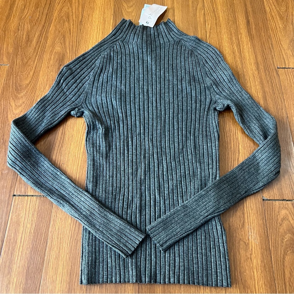 🌴Women’s Philosophy Republic Clothing Ribbed Long Sleeve Turtleneck